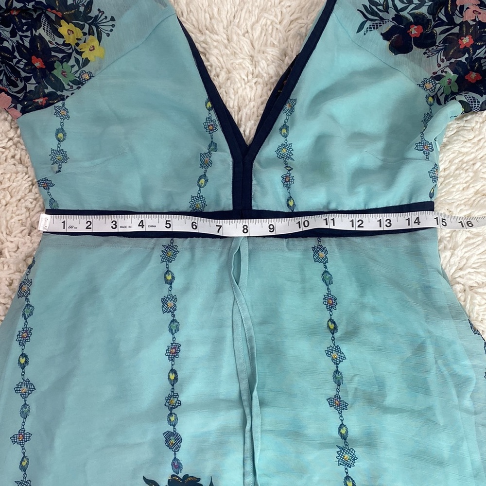 Yumi Kim Cocktail Dress, Teal, Women's Medium - Picture 12 of 13